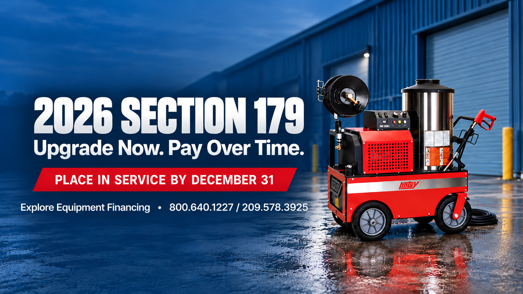 2026 Section 179 Tax Savings: Finance Your Equipment Before December 31