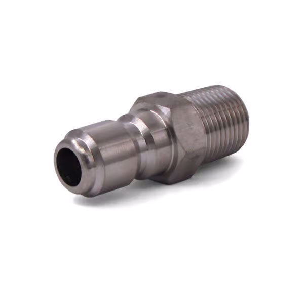 Quick Connect, LEGACY, 3/8″ MPT, Stainless Steel Plug, 6000 PSI