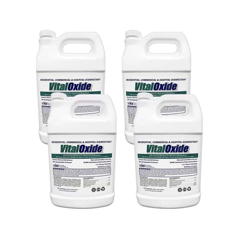 VITAL OXIDE - DISINFECTANT- 4 Pack -1 gallon size