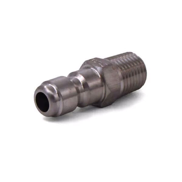Quick Connect, LEGACY, 1/4″ MPT, Stainless Steel Plug, 6000 PSI