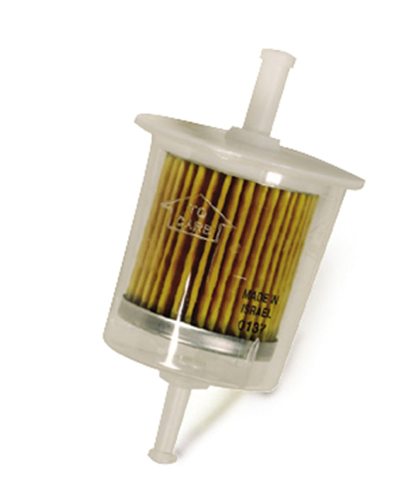 FUEL FILTER, PLASTIC 1/4" GAS